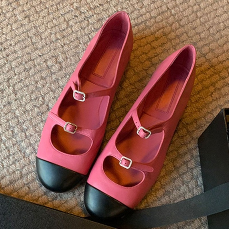Women'S Fashion Shoes - Elegant Mary Jane Shoes Women Belt