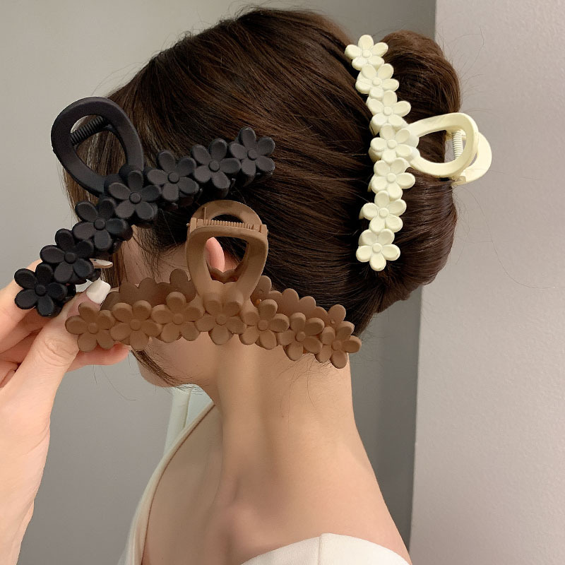 Flower Women Hair Claws Clip L - Women'S Fashion Korea ulasan dan harga