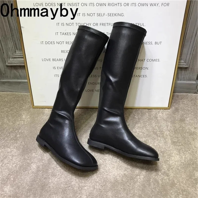 Street Style Stretch Women Kne - Women'S Fashion Knee High Boots ulasan dan harga